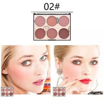 Цвета румян Красный Мягкий Тусклый Румяна Натуральный Цвет Лица Румяна бежевый