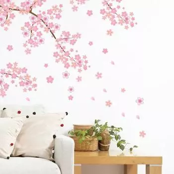 Цветение сливы DIY диван ТВ фон стикер стены спальня гостиная домашний декор