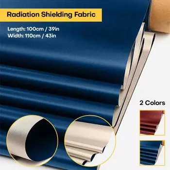 Цветная антиокислительная антирадиационная ткань, подкладочная ткань с защитой от RFID, проводящий материал с защитой от электромагнитных помех RFID, ткань с защитой от электромагнитных помех 1M