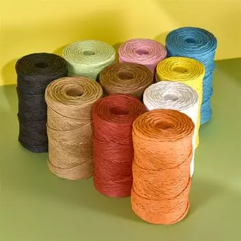Цветная бумажная веревка 2 мм * 90 м упаковочная веревка самодельная веревка для плетения бумажных изделий ручной работы/упаковки подарков/ручного ткачества