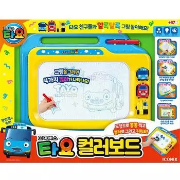 Цветная доска Tayo the Little Bus, синяя, популярные корейские игрушки