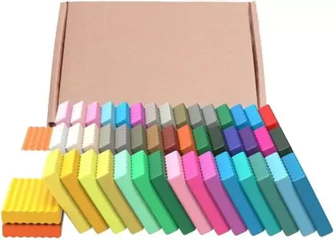 Цветная глина для запекания в духовке Керамическая глина Глина Полимерная глина Аксессуары Творчество своими руками Цветная глина (50 Только)