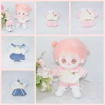 Цветная кукольная одежда OB11 10 см/20 см 1/12 BJD кукольная юбка OB11 кукольные комбинезоны OB11 кукольные 20cm розовый