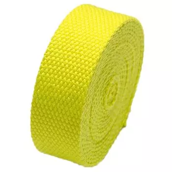 Цветная лента для пакетов YUEYAER, ширина 25 мм, рулон 10,5 м~11 м, толщина примерно. 2 мм детали для рукоделия Полиэстер, похожий на хлопок (лимон)