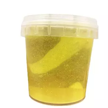 Цветная мечта Кристалл грязь смешивание облако слизь ароматизированный стресс детская игрушка One Size жёлтый