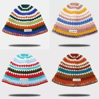 Цветная милая шапка Дофаминовая шерстяная шапка Теплая защитная шапка для ушей Цветная вязаная шапка розовый