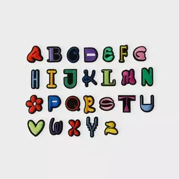 Цветная наклейка Cole Alphabet Waffen (вариант: А ~ Я)