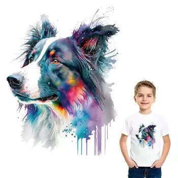 Цветная нашивка с изображением лисы на одежде, крутая наклейка с изображением животных, наклейка на аксессуары «сделай сам», термопресс, аппликация в полоску, модные нашивки для одежды