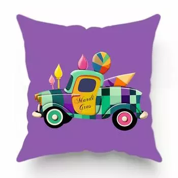 Цветная наволочка для подушки Car Throw Carnival Home Decor наволочка для дивана 17,7x17,7 дюймов с двухсторонним узором CC2PS454512C18