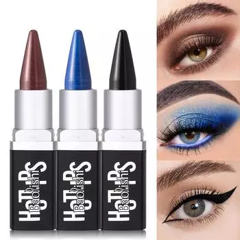 Цветная перламутровая подводка для глаз, водостойкая и маслянистая, не размазывающаяся, быстросохнущая, стойкая, легкая подводка для глаз 3.5