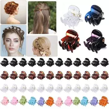 Цветная заколка для челки, геометрическая заколка для волос, маленькая заколка для волос в корейском стиле, женские аксессуары для волос 08