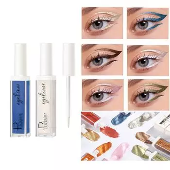 Цветная жидкая подводка для глаз Водостойкая и быстросохнущая 12-цветная жидкая подводка для глаз для макияжа 01