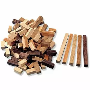 Цветное дерево 5 цветов 120 шт B08-7040