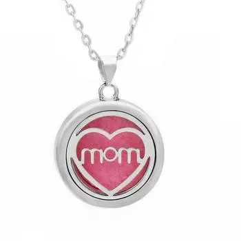 Цветное хрустальное дерево жизни ароматерапевтическое ожерелье диффузор духов цепочка кулон медальоны ювелирные изделия One Size