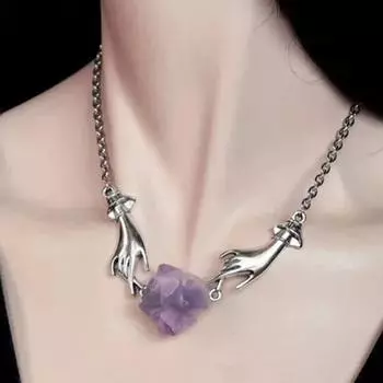 Цветное хрустальное дерево жизни ароматерапевтическое ожерелье диффузор духов цепочка кулон медальоны ювелирные изделия One Size