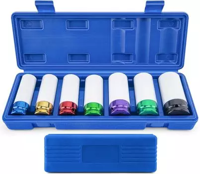 Цветной 7-компонентный многофункциональный комбинированный пневматический универсальный рукав утолщенный 17-27 шестигранный защитный чехол ступицы колеса