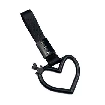 Цветной автомобильный буксировочный ремень Tsurikawa Ring Heart JDM Train Bus Handle Strap Styling Drift Charm Strap Auto Accessories