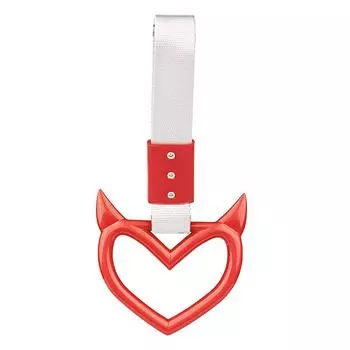 Цветной автомобильный буксировочный ремень Tsurikawa Ring Heart JDM Train Bus Handle Strap Styling Drift Charm Strap Auto Accessories