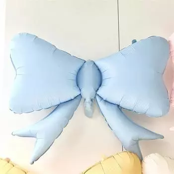 Цветной бант из алюминиевой фольги воздушный шар для празднования дня рождения вечеринки украшение фона дома фото реквизит розовый