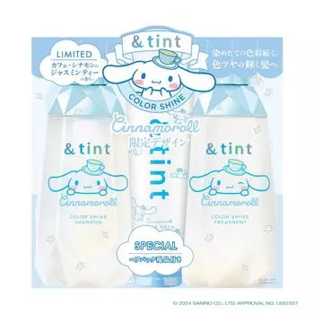 Цветной блеск Cinnamoroll Тройной набор и тинт (Шампунь/Кондиционер/Маска для волос)