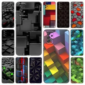 Цветной блочный чехол для телефона Samsung Galaxy A21 A30 A50 A52 S A13 A22 A32 A33 A53 A73 5G A11 A12 A31 A51 A70 A71 A72 Чехол Samsung A11
