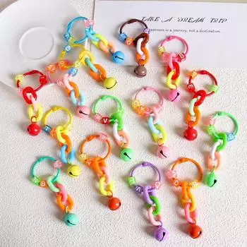 Цветной брелок для ключей, вешалка для книжной сумки, креативная цепочка, милая вешалка для сумок