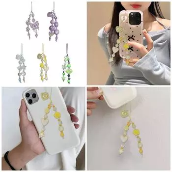 Цветной брелок с подвеской в виде бабочки/сердца/звезды, элегантный акриловый аксессуар для рюкзаков и сумок 4