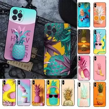 Цветной чехол для телефона с ананасом для iPhone Samsung Galaxy Redmi Xiaomi Oppo OnePlus Note SA 7 8 9 10 11 12 13 14 20 21 22 23 53 54 Pro Max Plus Ultra iPhone 6 or 6S