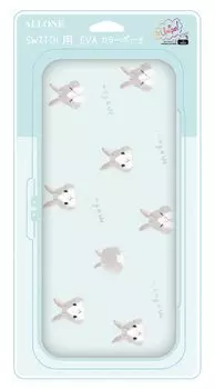 Цветной чехол EVA для Alone EL Switch Rabbit Cute Design Shockproof Mint Switch/Organic #Unipo Q-LiA (Курьер) АЛГ-NSUQLU