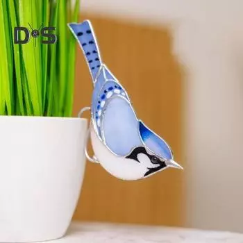 Цветной цветочный горшок, ловец света, акриловый, бабочка, пчела, птица, горшок, вставка, ловец солнца с крючком для комнатных садовых растений, декор для горшечных растений B