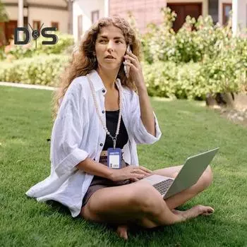 Цветной деревянный бисерный держатель для удостоверения личности учителя, выдвижной значок, катушка для ключей, цепочки для очков, цепочка для очков с держателями для карт легкие хаки