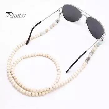 Цветной деревянный бисерный держатель для удостоверения личности учителя, выдвижной значок, катушка для ключей, цепочки для очков, цепочка для очков с держателями для карт легкие хаки