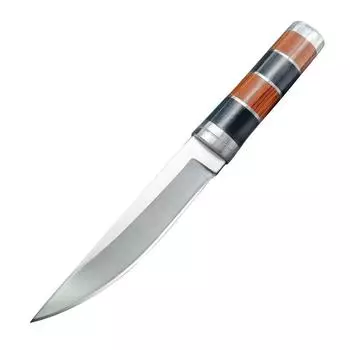 Цветной деревянный нож, нож для мяса, нож для фруктов, портативный нож для барбекю из нержавеющей стали 1pcs