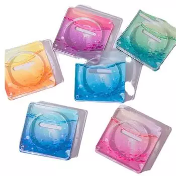 Цветной дисплей для значков, акриловый стенд для значков, держатели для хранения значков, органайзер для значков розовый