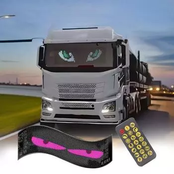 Цветной глазной светильник, гибкий мягкий экран для Windows, динамические светодиодные фонари для смартфона S