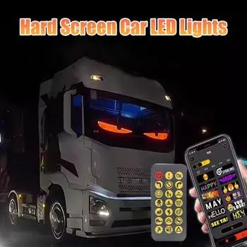 Цветной глазной светильник гибкий мягкий экран для Windows DIY динамический светодиод S