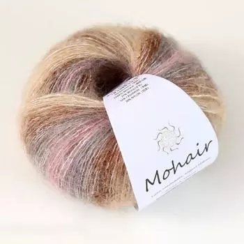 Цветной градиентный мохер 25 г ручная работа своими руками тканая готовая к носке шарф шапка шерстяная пряжа лидер окрашенная мохеровая пряжа