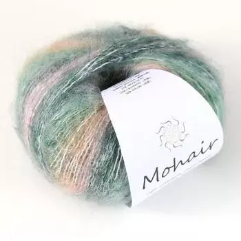 Цветной градиентный мохер 25 г ручная работа своими руками тканая готовая к носке шарф шапка шерстяная пряжа лидер окрашенная мохеровая пряжа