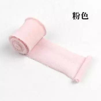 Цветной хлопок, мягкая эластичная полоска ткани для подшивания, скатерть, манжеты для выреза горловины, полотенце для подшивания, ремешок для ткани, тесьма своими руками Pink * 5m