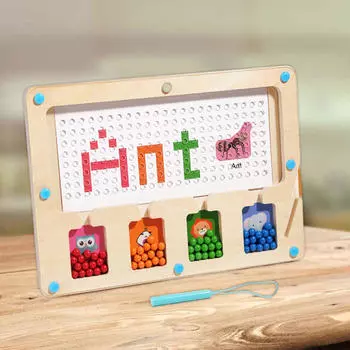 Цветной и цифровой лабиринт дошкольных красочных игрушек Монтессори для детей, мальчиков и девочек