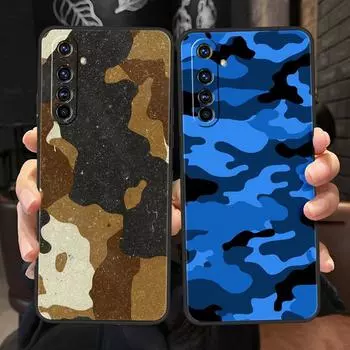 Цветной камуфляж для Realme GT Neo2 3 чехол для телефона Realme 9 8 7 6 GT2 Pro Plus 5G 8i 9i C3 C21 C11 C25 C35 C21Y чехол Realme 8