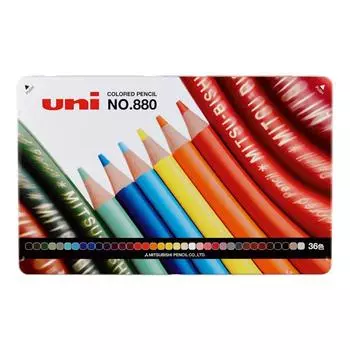 Цветной карандаш Mitsubishi Pencil 880 для учеников начальной школы 36 цветов K88036CP