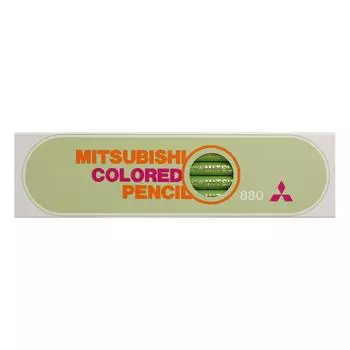 Цветной карандаш Mitsubishi Pencil 880, одноцветный, начальная школа, Kidori, 1 дюжина, K880.5