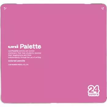 Цветной карандаш Mitsubishi Pencil 880 Uni Palette Elementary School Pink 24 цвета K88024CPLT.13 розовый