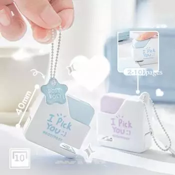 Цветной мини-переносной степлер с 40 скобами № 10, переплетная машина для бумаги, переплетная машина для офиса, школы, переплетные принадлежности оранжевый