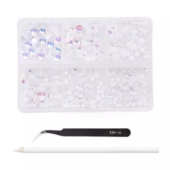 Цветной мокко желе для ногтей полукруглый бриллиант с плоским дном для дизайна ногтей со стразами ювелирные изделия наклейки для ногтей набор бриллиантов