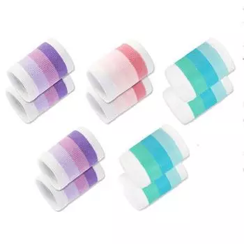 Цветной напульсник из хлопка для бега в спортзале, спортивная повязка на руку, поддержка запястья, бандаж для поддержки запястья, напульсники deep blue