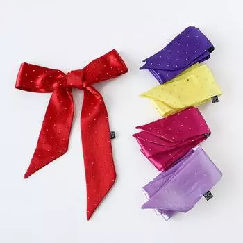 Цветной небольшой ленточный высококачественный шелковый шарф с принтом, небольшой шелковый шарф, женский платок, универсальный тренд, длинный шелковый шарф с завязкой 100*5cm
