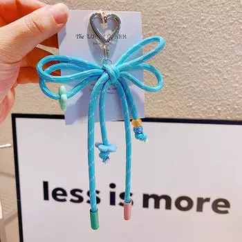 Цветной нейлоновый плетеный канат креативный дизайн брелок-цветок индивидуальная подвеска as the picture