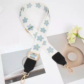 Цветной нейлоновый ремень для сумки, регулируемый сменный ремень для сумки, напечатанный ремень с пряжками для женщин и девочек, сумка через плечо 1pc